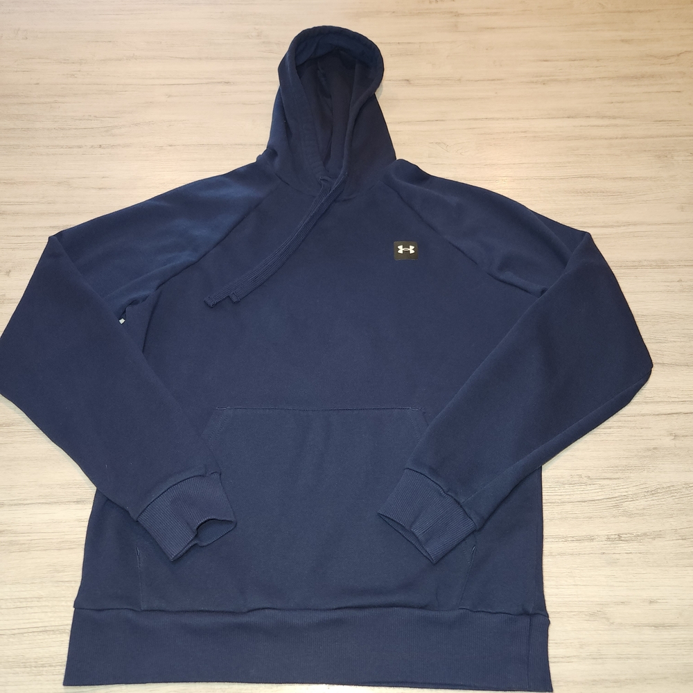 Under Armour Loose Hoddie Adult Navy Size Medium L1